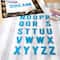 Iridescent Blue Alphabet Stickers by Recollections&#x2122;